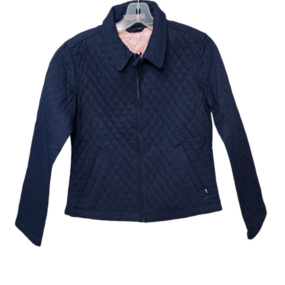 Vineyard Vines girls quilted jacket L